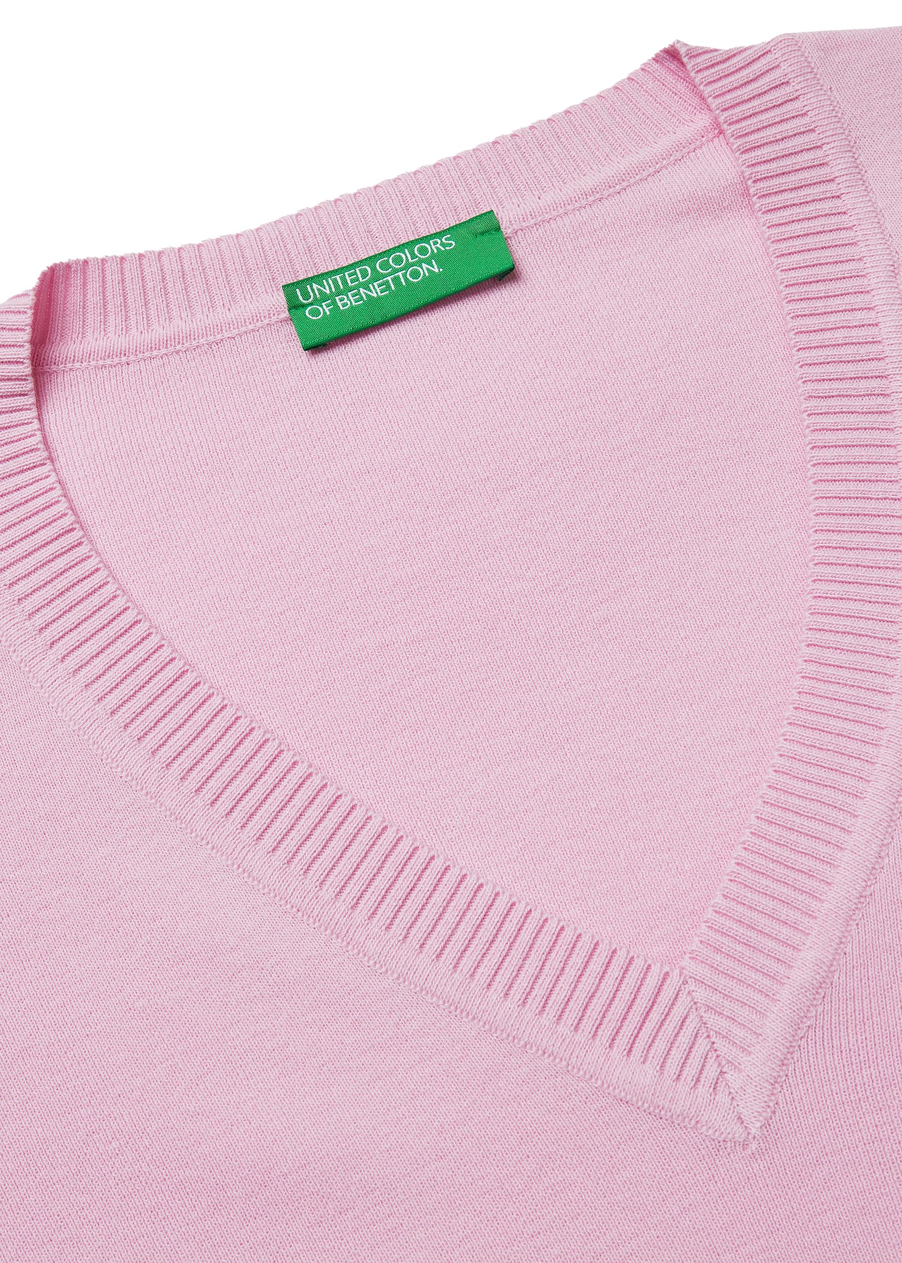 Benetton Maglieria Maglione Scollo V Manica Lunga Regular