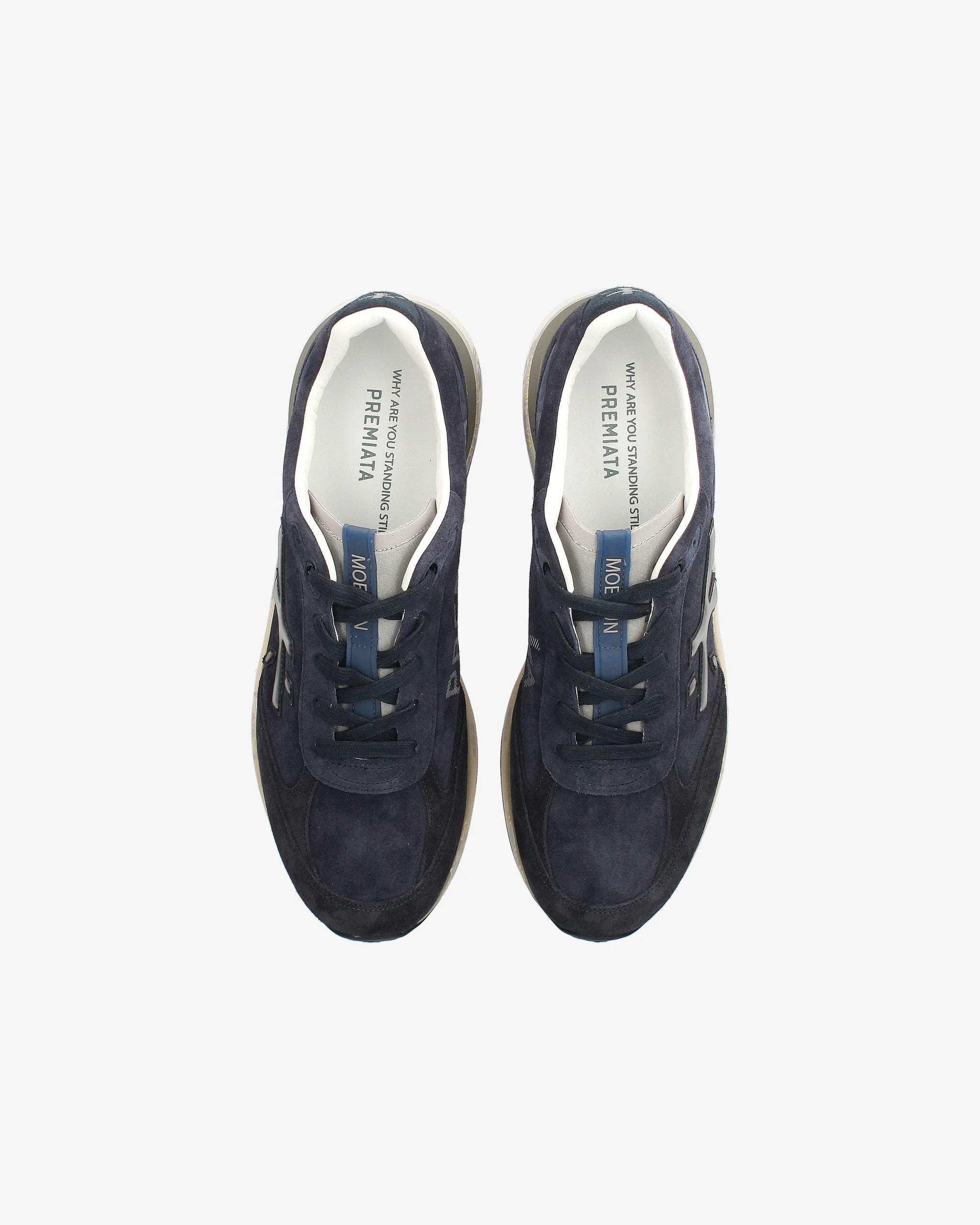 Premiata Moerun 7776 sneaker uomo blu scuro suede