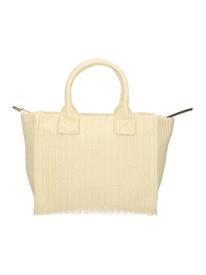 Pinko Beach Raffia Mini shopper donna giallo intrecciata