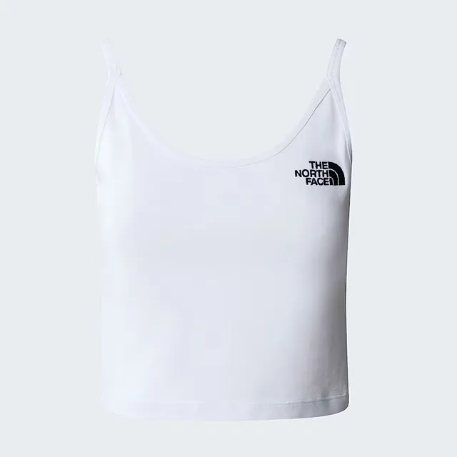The North Face Canotta Donna Corta Bianca Tnf White Slim