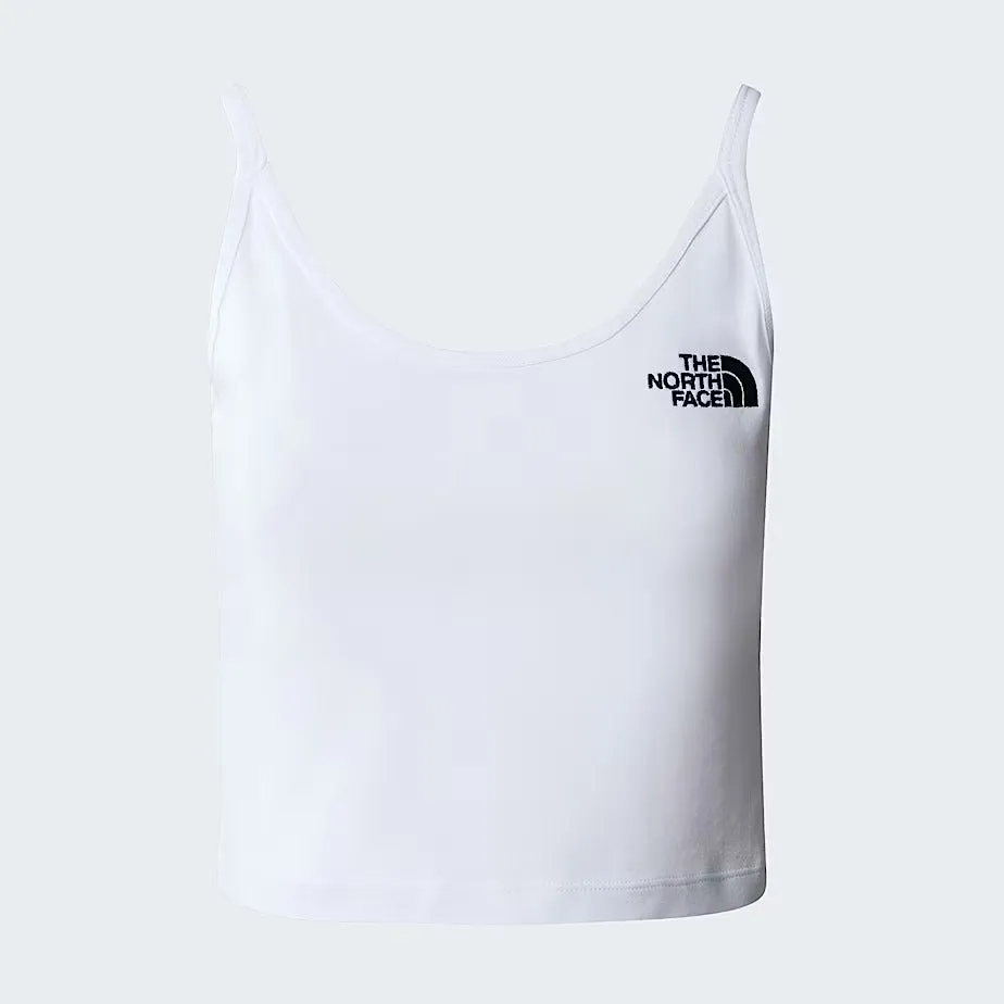 The North Face Canotta Donna Corta Bianca Tnf White Slim