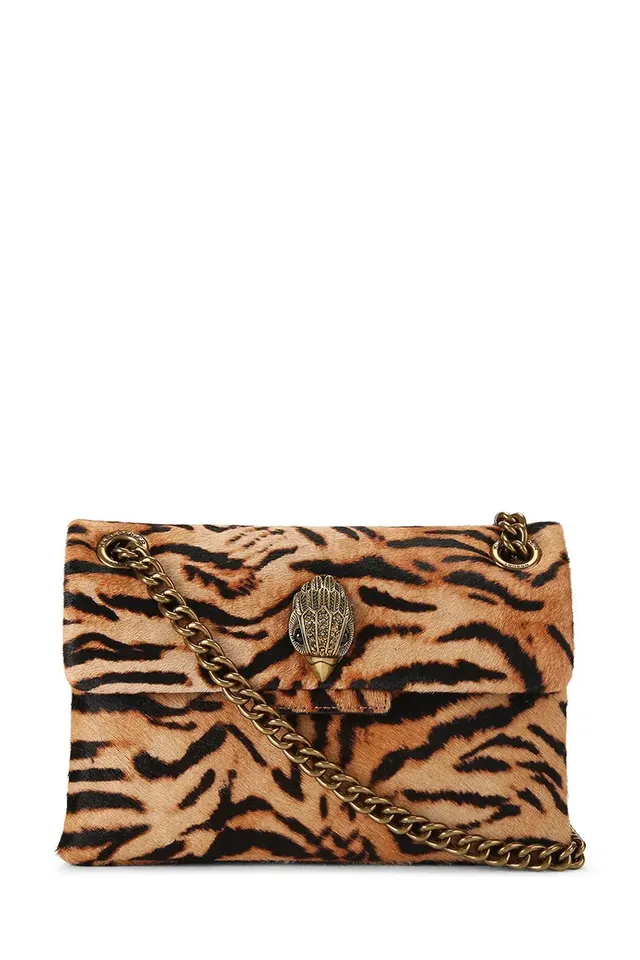 Kurt Geiger Mini Kensington Borsa Donna Camel pelle catena