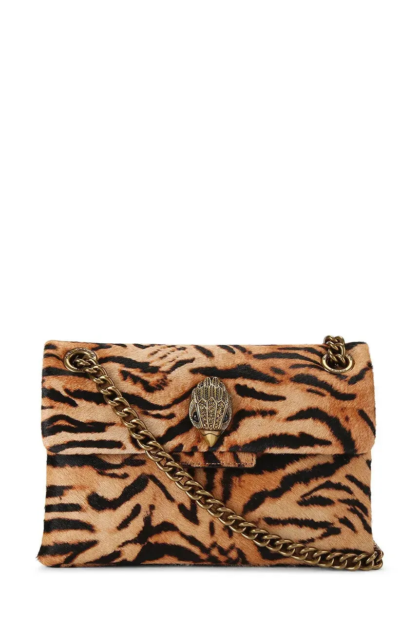 Kurt Geiger Mini Kensington Borsa Donna Camel pelle catena