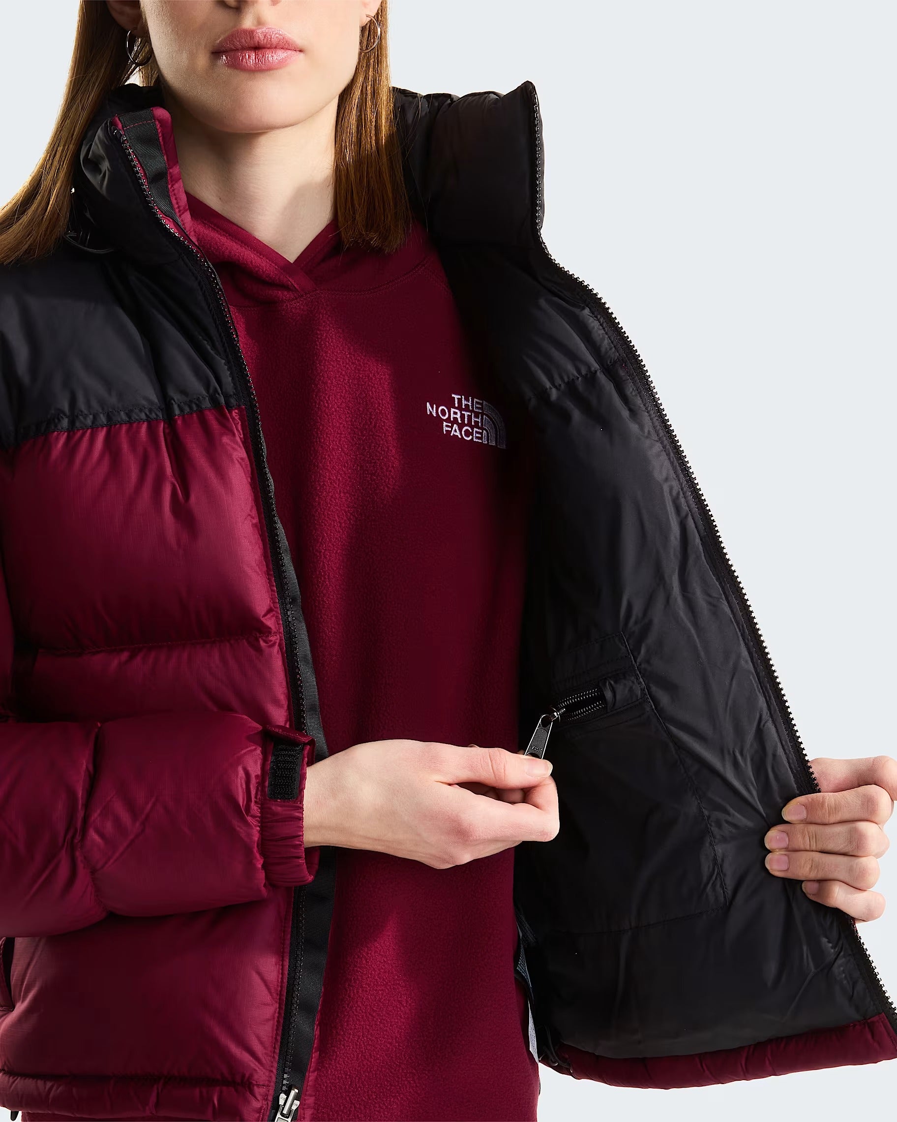 The North Face 1996 Retro Nuptse NF0A3XEO giacca burgundy