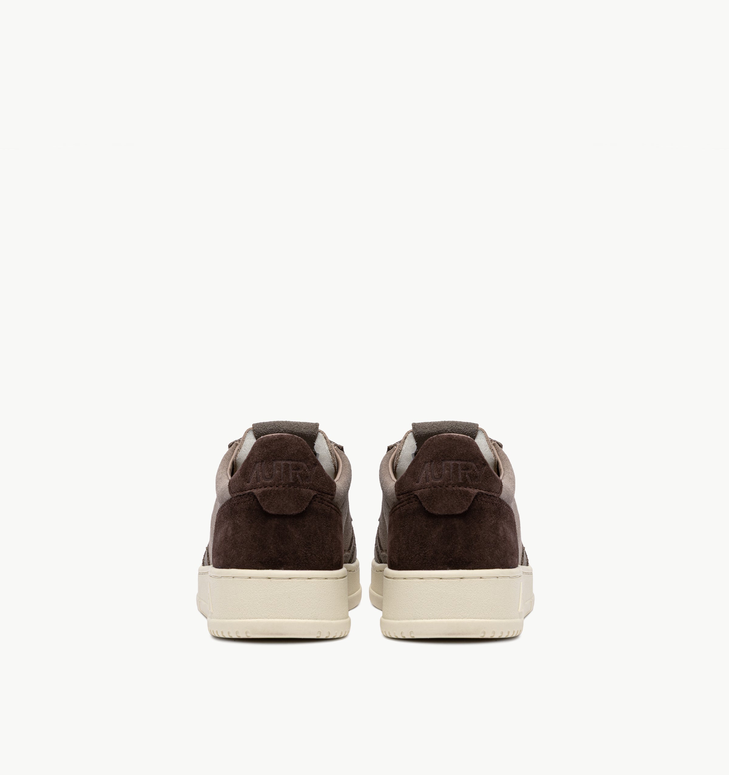 Autry Medalist Low sneaker uomo taupe gray cotto pelle