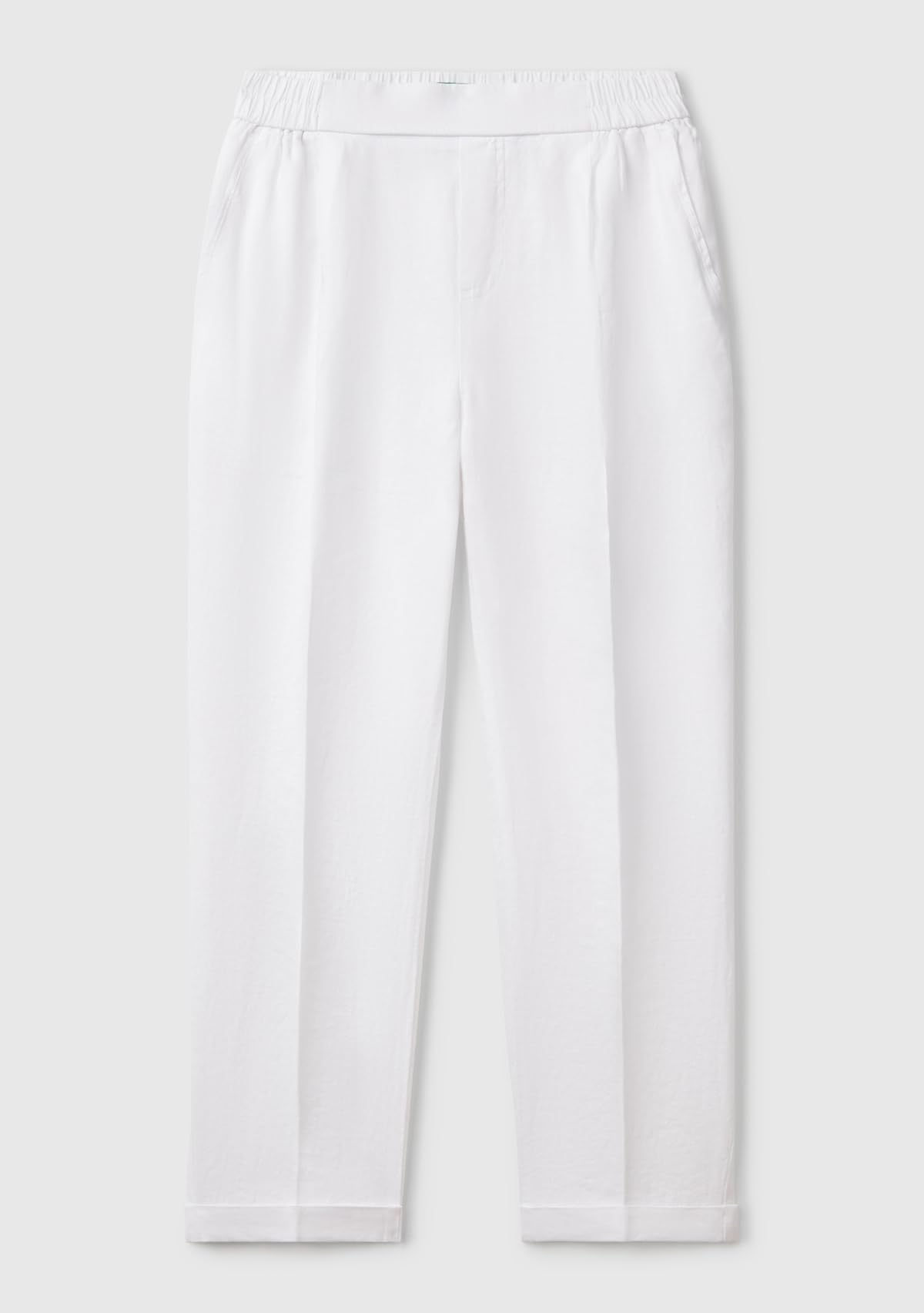 Benetton 4agh558x5 Pantaloni Donna Bianco Ottico