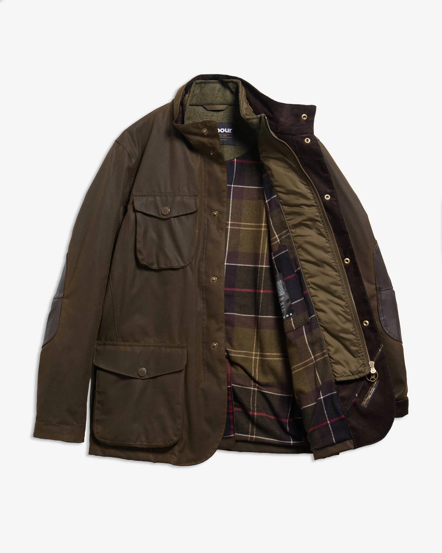 Barbour Ogston Wax MWX0700 giacca olive cerata