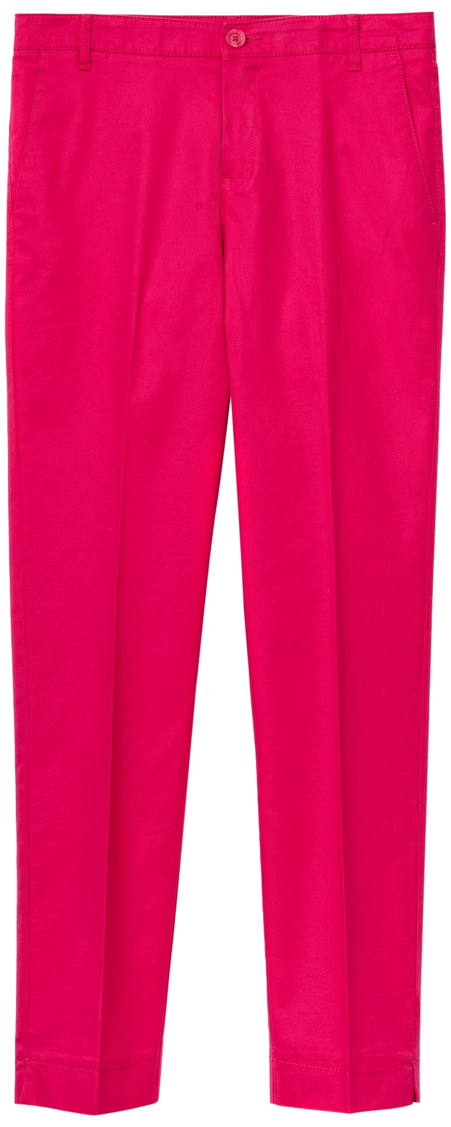 United Colors of Benetton 4cv0558s4 Chino Donna Gamba Dritta Bianco