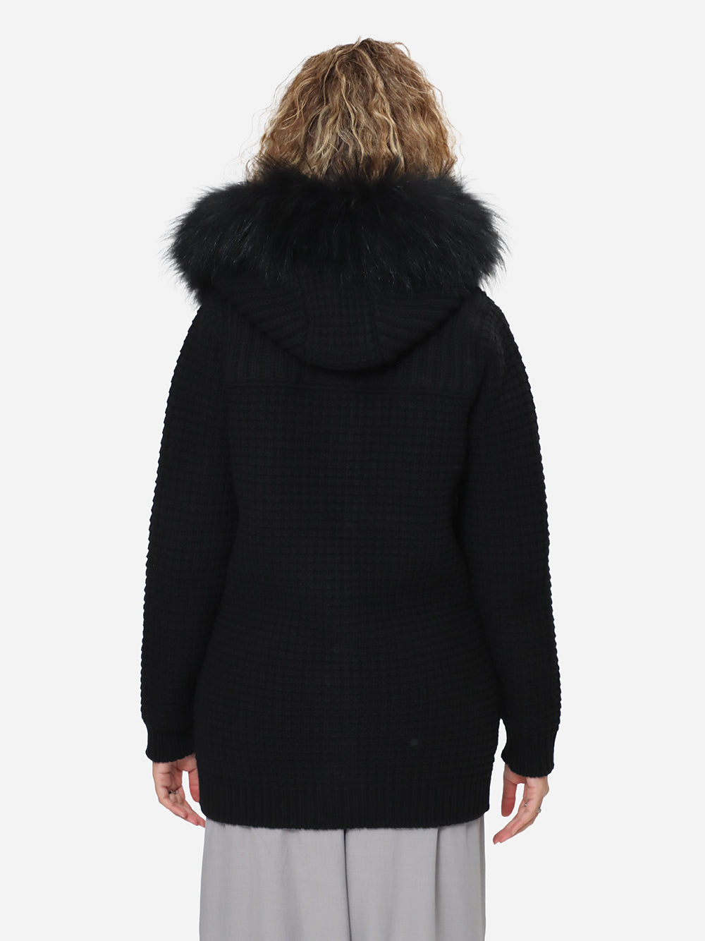 Bark Medium Duffle Coat W/Murmasky giubbotto donna nero