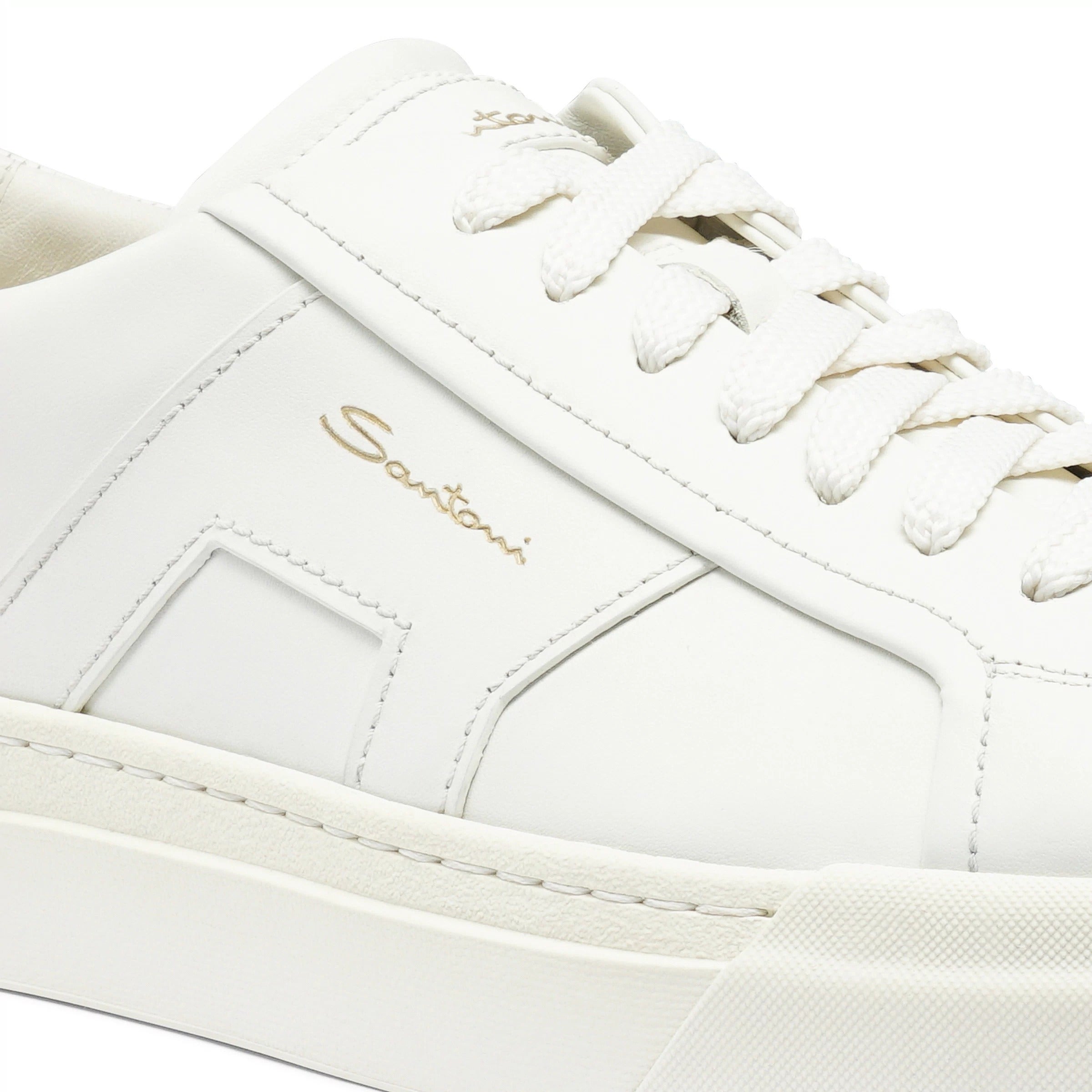 Santoni MBGT21779PNNG Sneakers pelle bianco