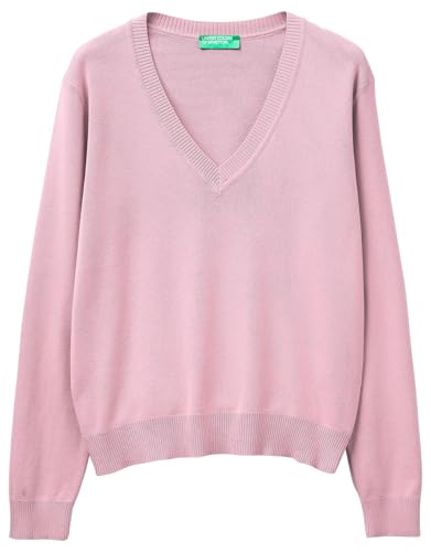 Benetton Maglieria Maglione Scollo V Manica Lunga Regular