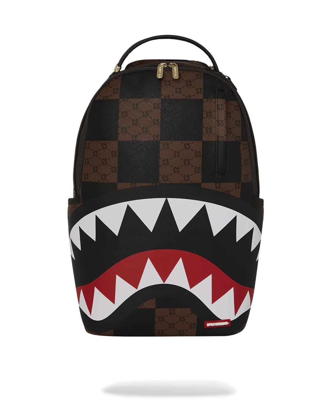 Sprayground Enlarged Check Paris 910B6263NSZ zaino marrone PVC