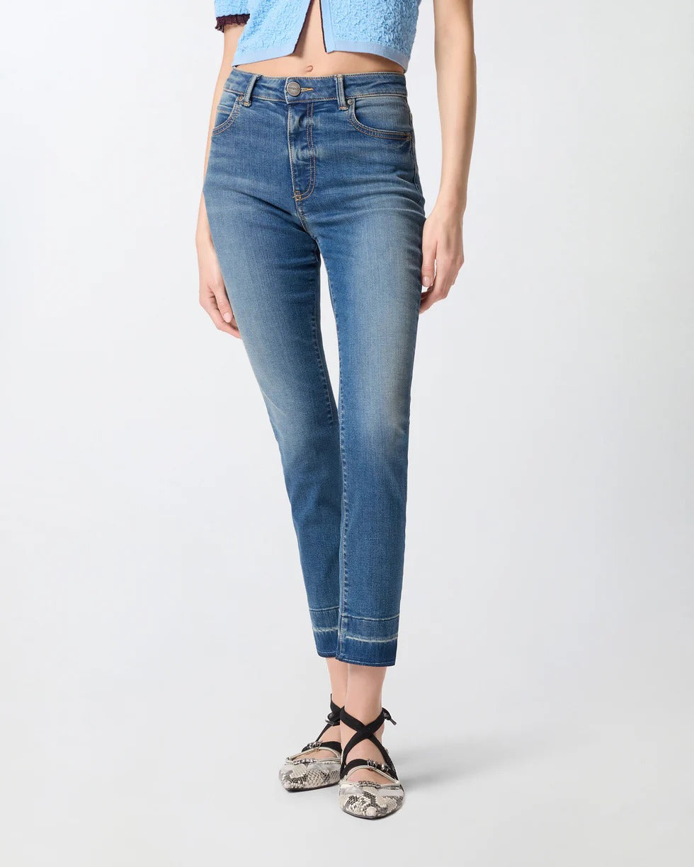 Pinko Sabrina Skinny Jeans Donna Blu Scuro