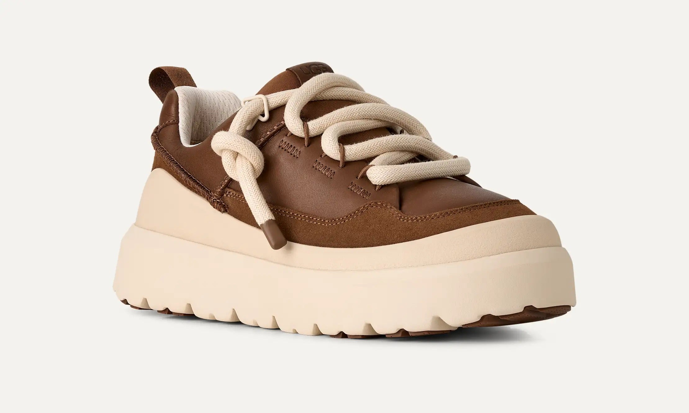 Ugg Heritage Utility 1170910 sneakers uomo Dark Chestnut pelle