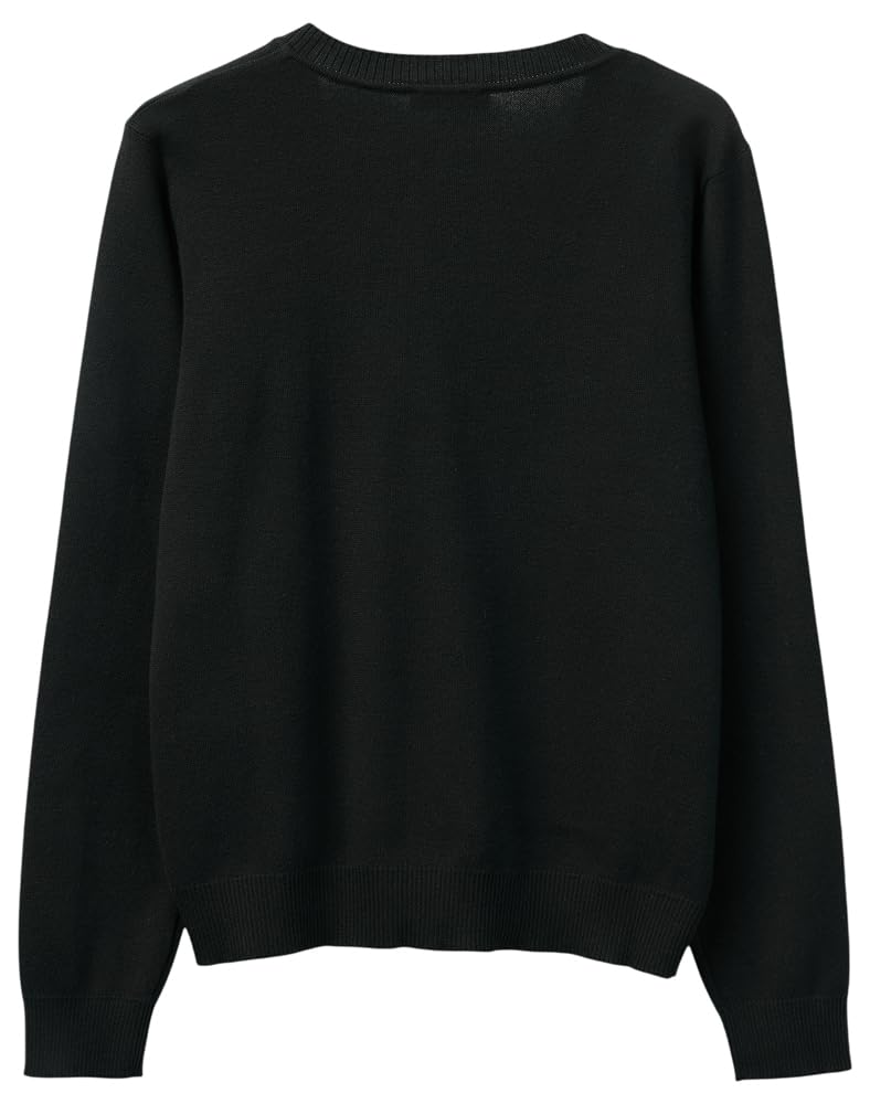 Benetton Maglieria Maglia Scollo V M/L maglione scollo a V tinta unita