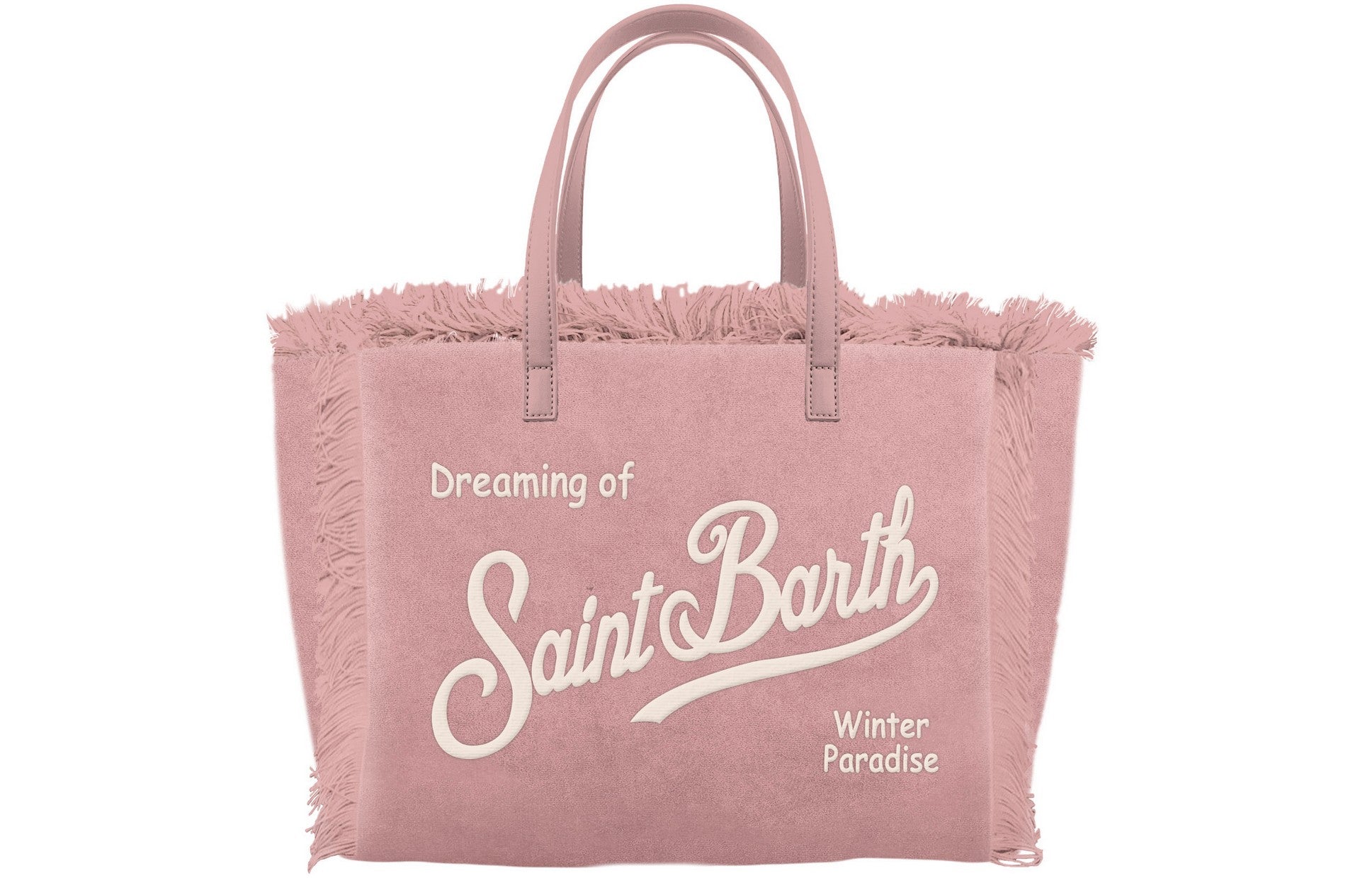 MC2 Saint Barth Vanity Mini Velvet borsa velluto Rosa