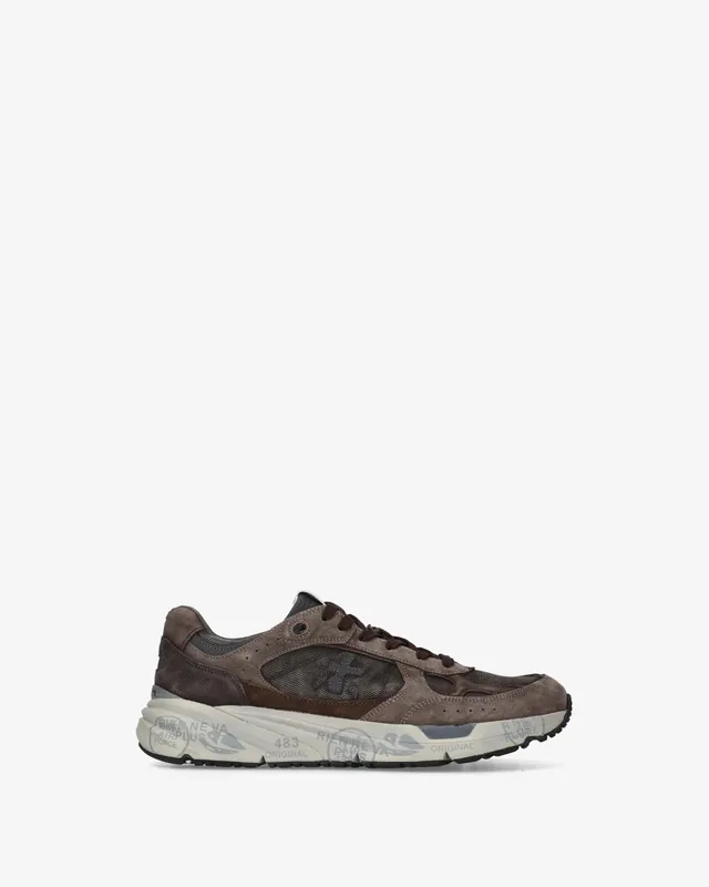 Premiata Mase MASE8421 Sneaker Uomo Marrone Mesh