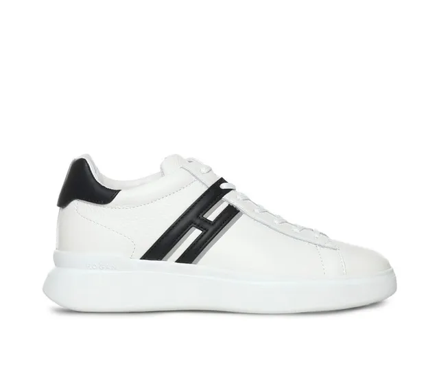 Hogan H580 sneakers uomo bianco nero pelle