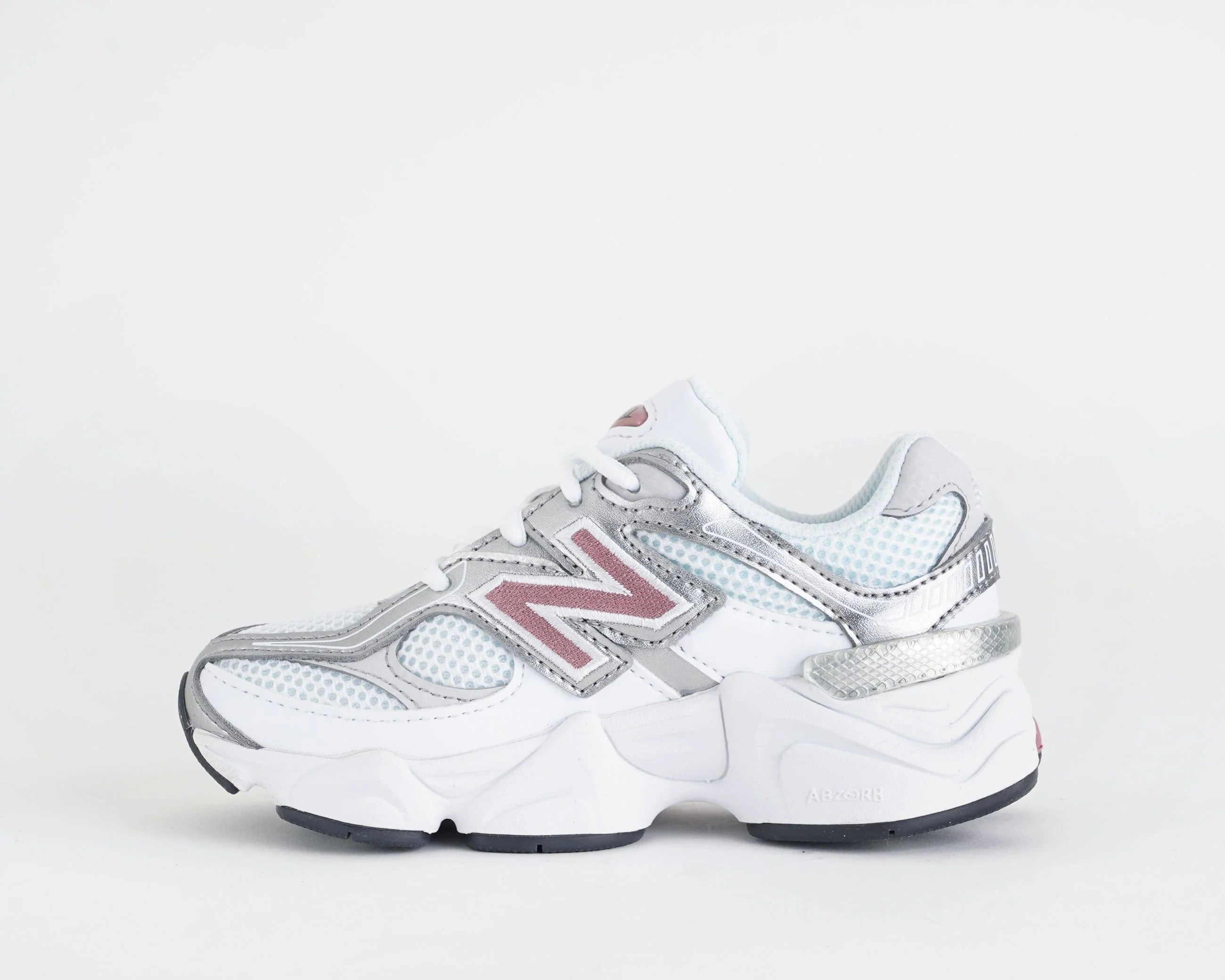 New Balance 9060 P90601Z6 sneakers bambino White Rosewood Silver