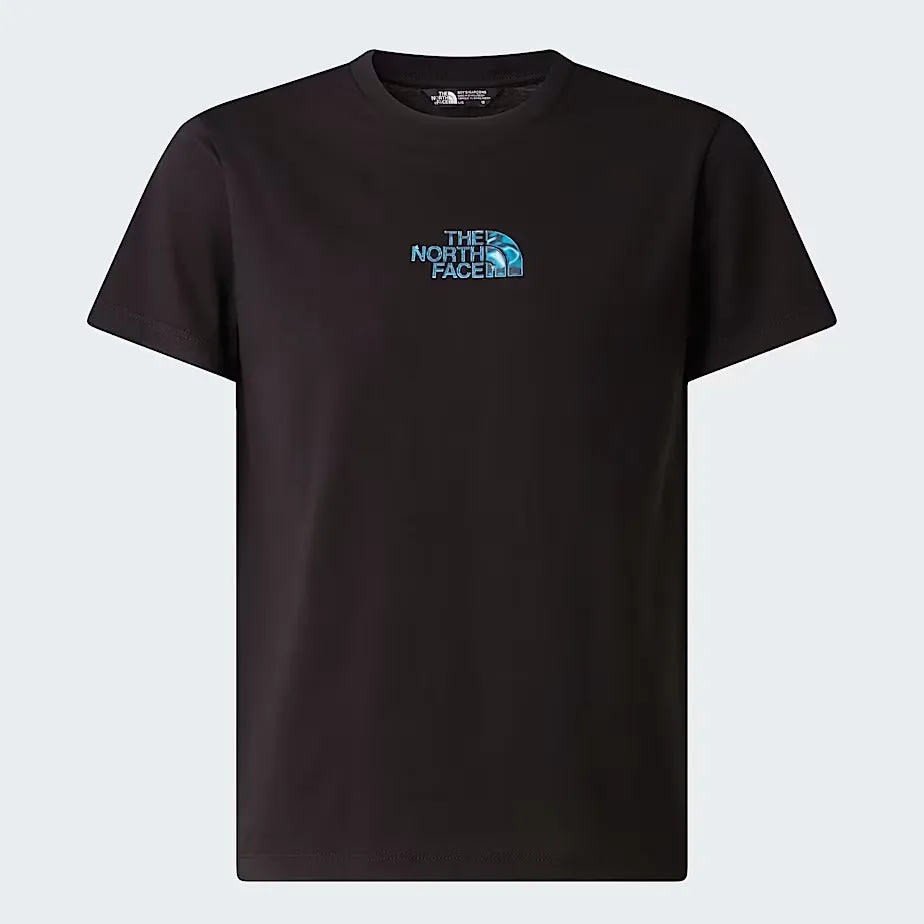 The North Face Liquid Logo NF0A8G1W T-Shirt Tnf Black Cotone