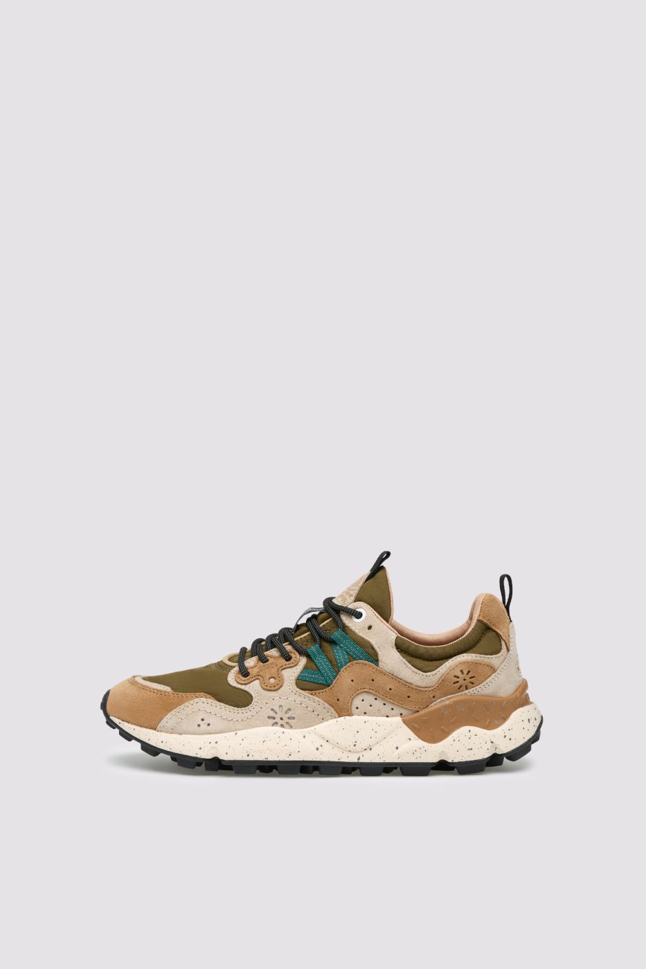 Flower Mountain Yamano 3 2017816 sneaker uomo crema verde