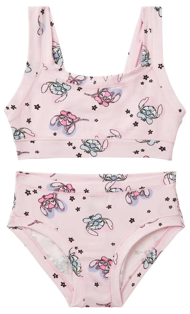 Benetton Lilo&Stitch completo bambina taglia 130 cotone organico