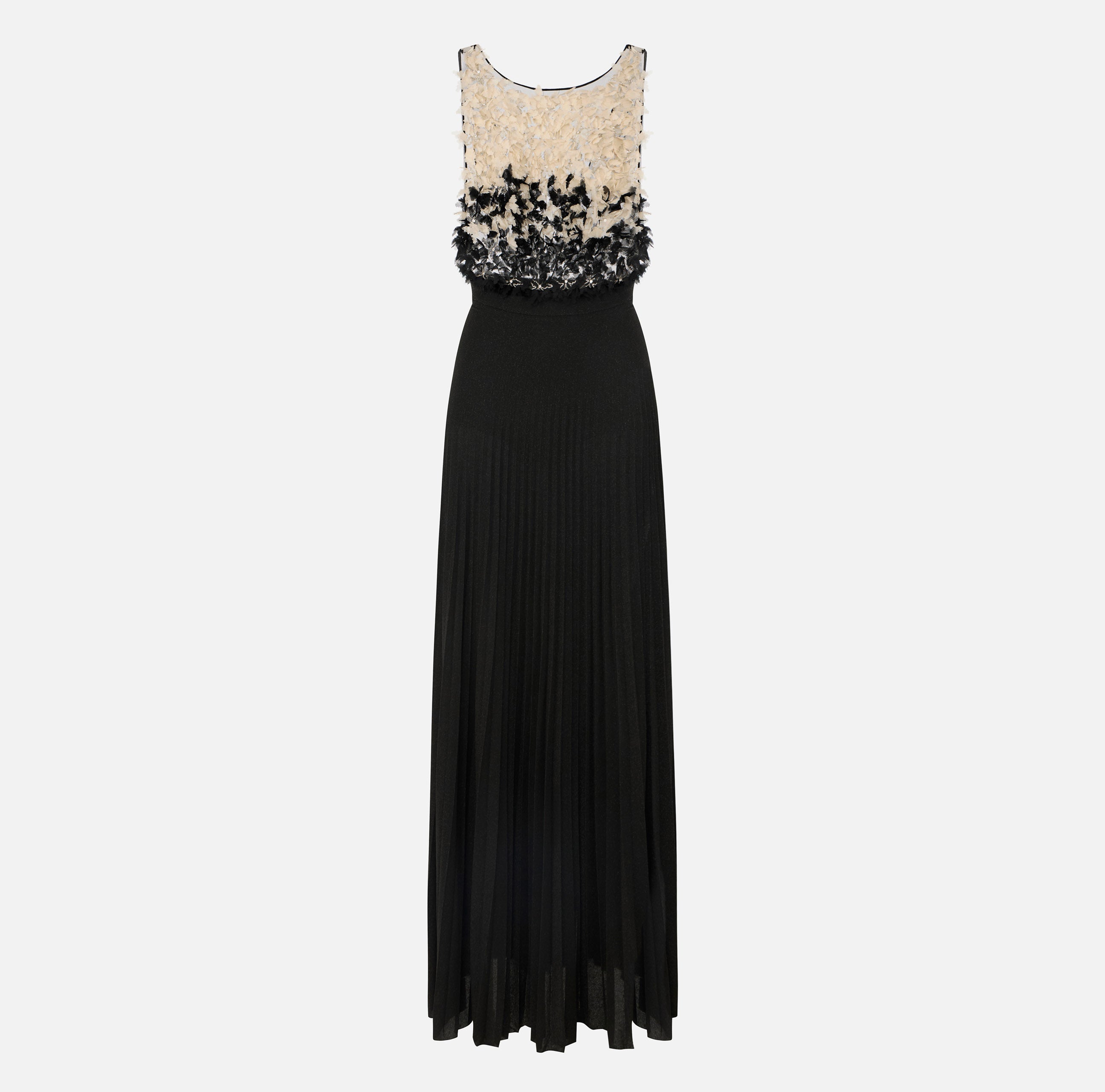 Elisabetta Franchi Red Carpet ABR4462E2 abito Nero/Burro tulle