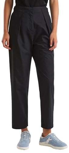 Benetton 4AC7DF06L Pantaloni Donna Nero Cotone