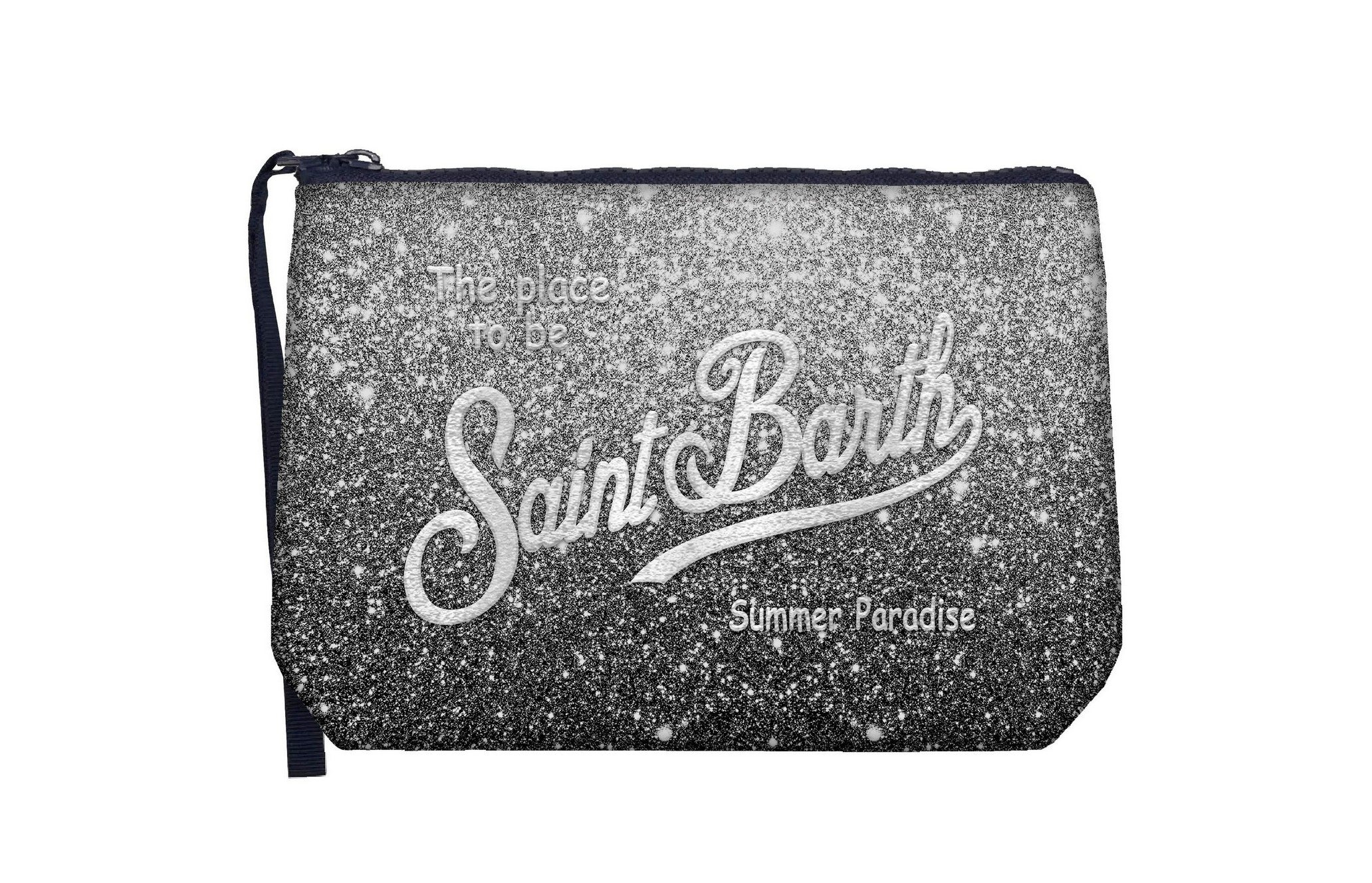 MC2 Saint Barth Aline Lurex pochette nera 20 cm