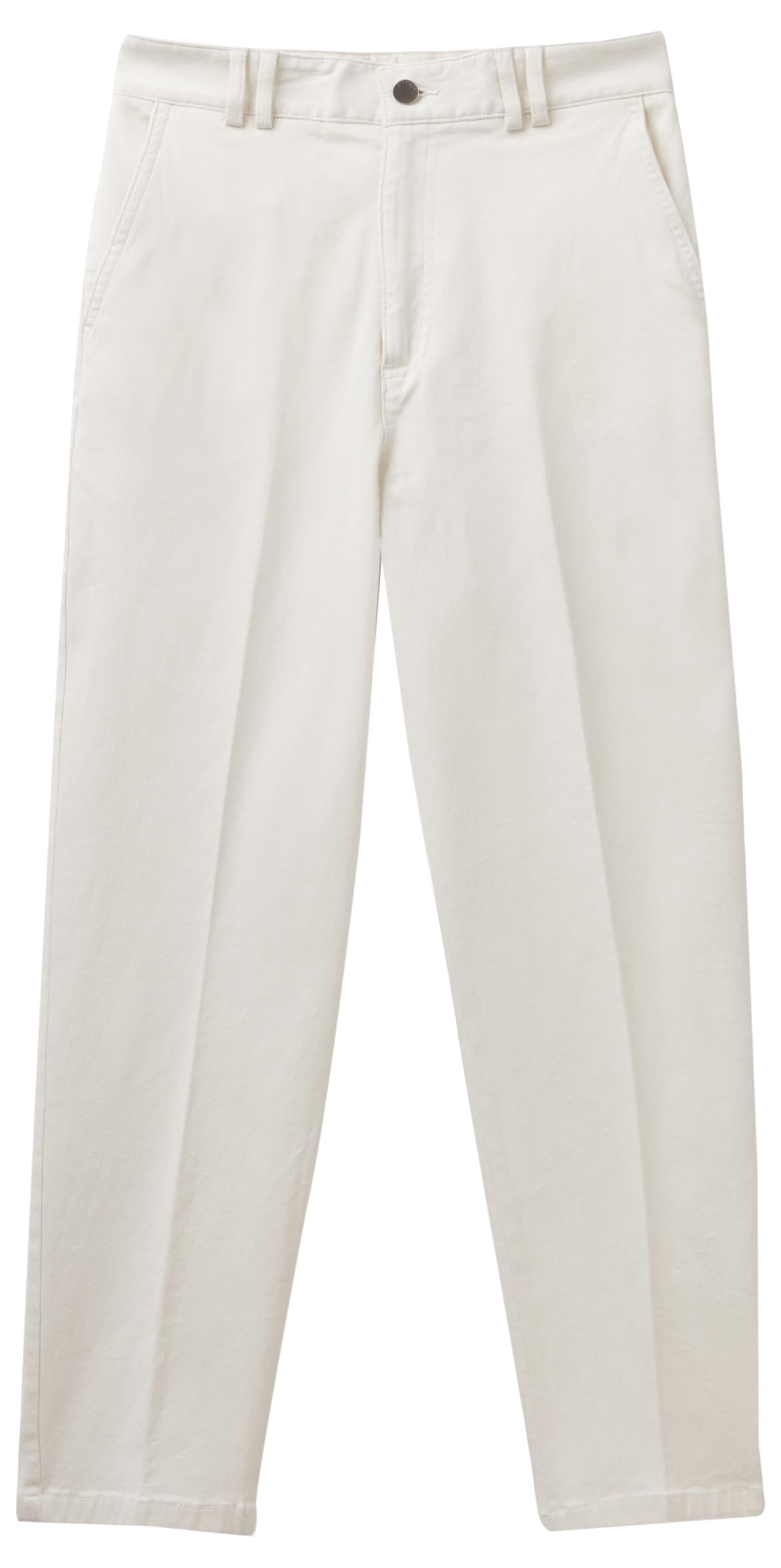 Benetton 4TDCDF05X Pantaloni Donna Chino 40 Raso Cotone
