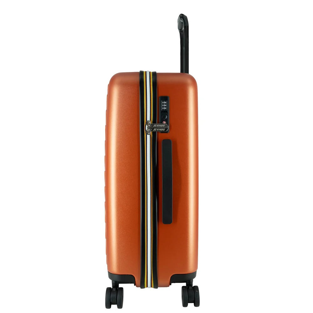 K-Way Eudoxieur K41351W trolley medio arancione policarbonato