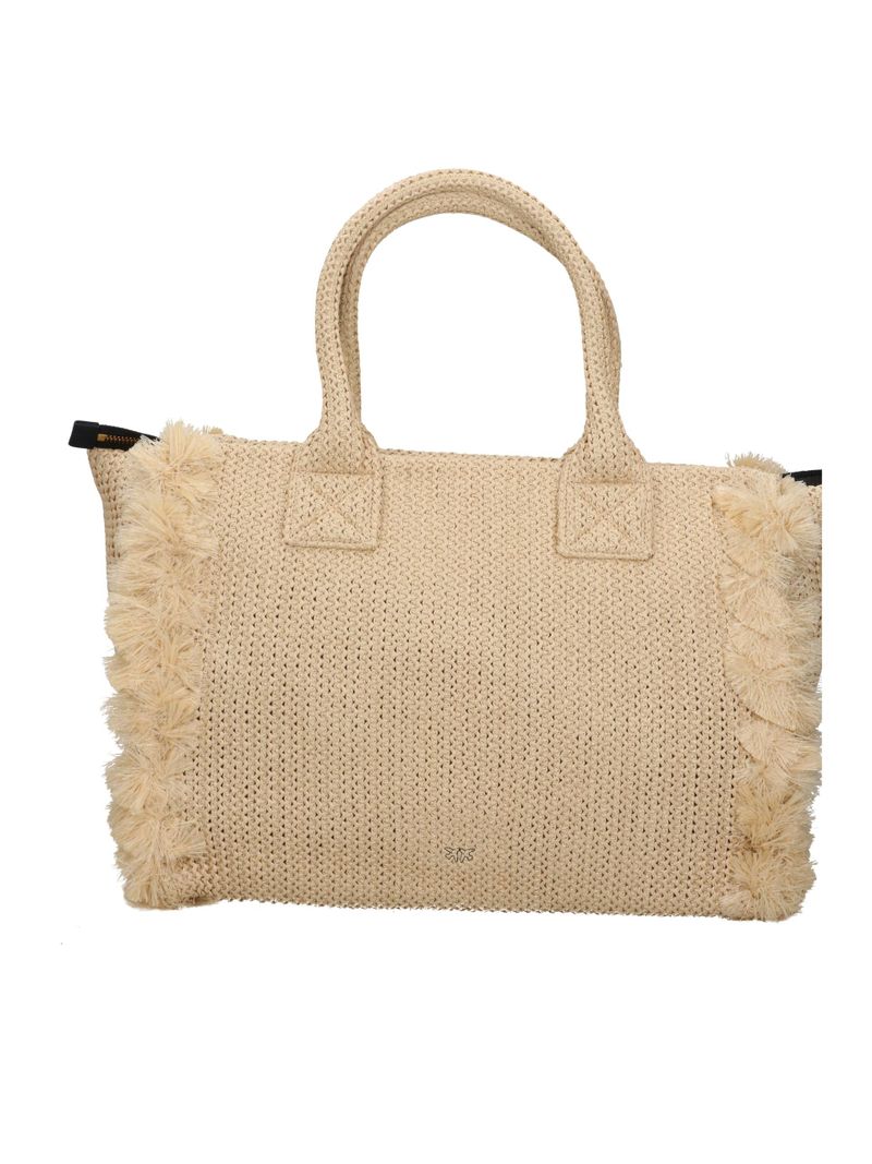 PINKO Beach Raffia 106673 A39Y shopper beige