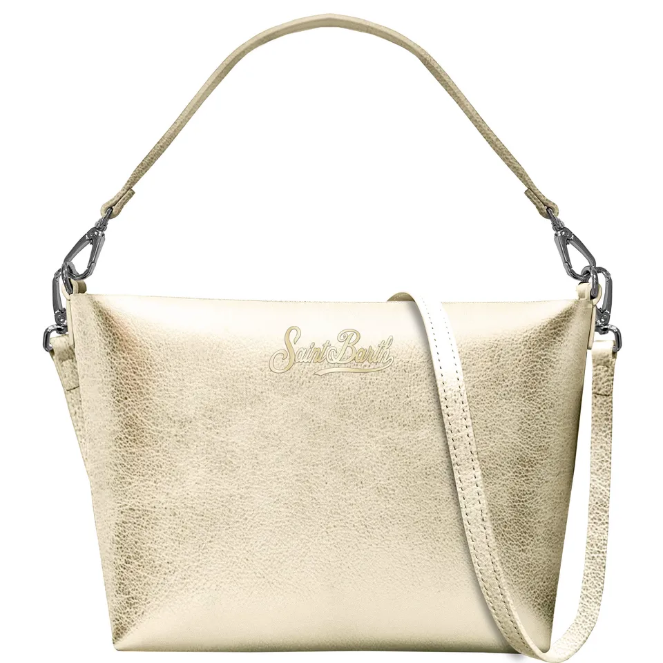 MC2 Saint Barth Aline Bag 00012L Borsa Oro Pelle Laminata