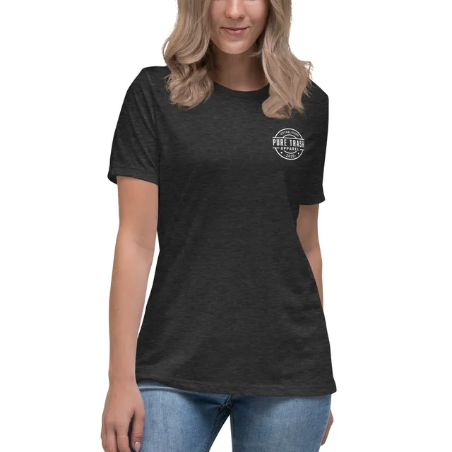 Pure Trash Collection Established maglietta donna cotone relaxed