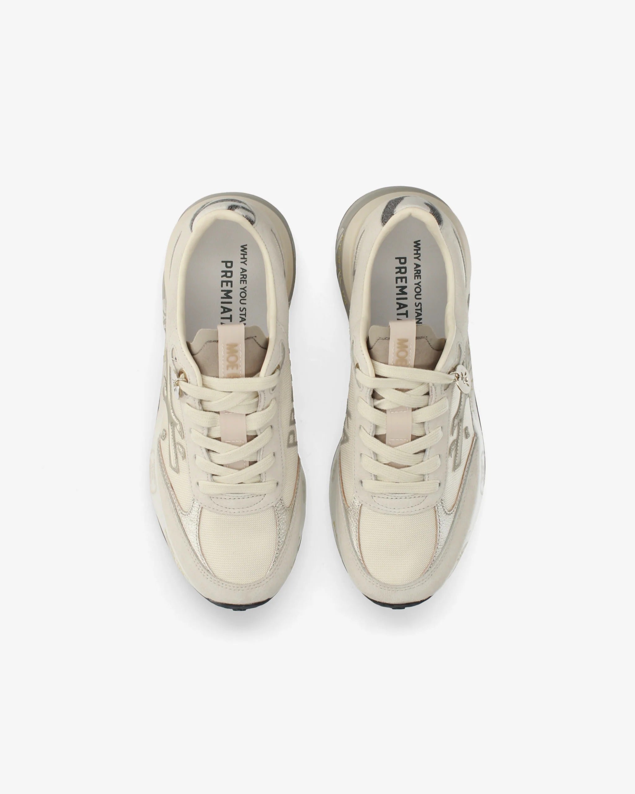 Premiata Moerun D 8080 Sneakers Donna Off White Nylon
