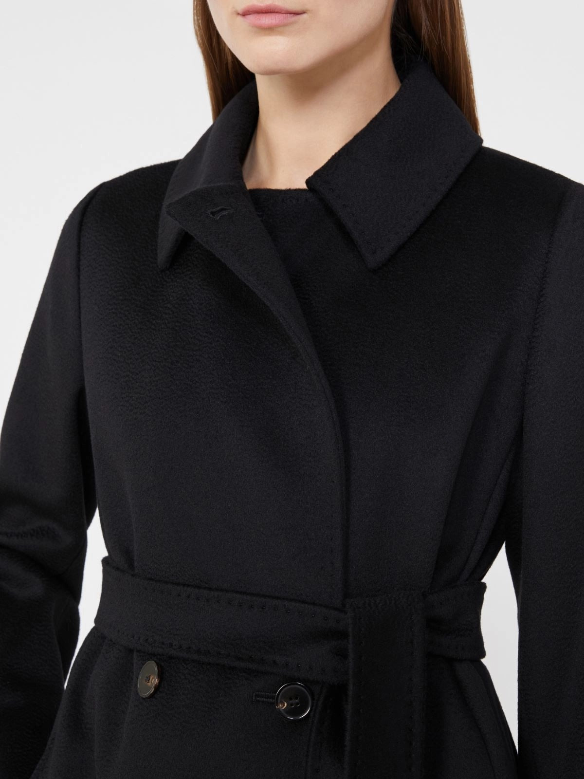 Max Mara Studio BCOLLAGE013 cappotto donna nero lana