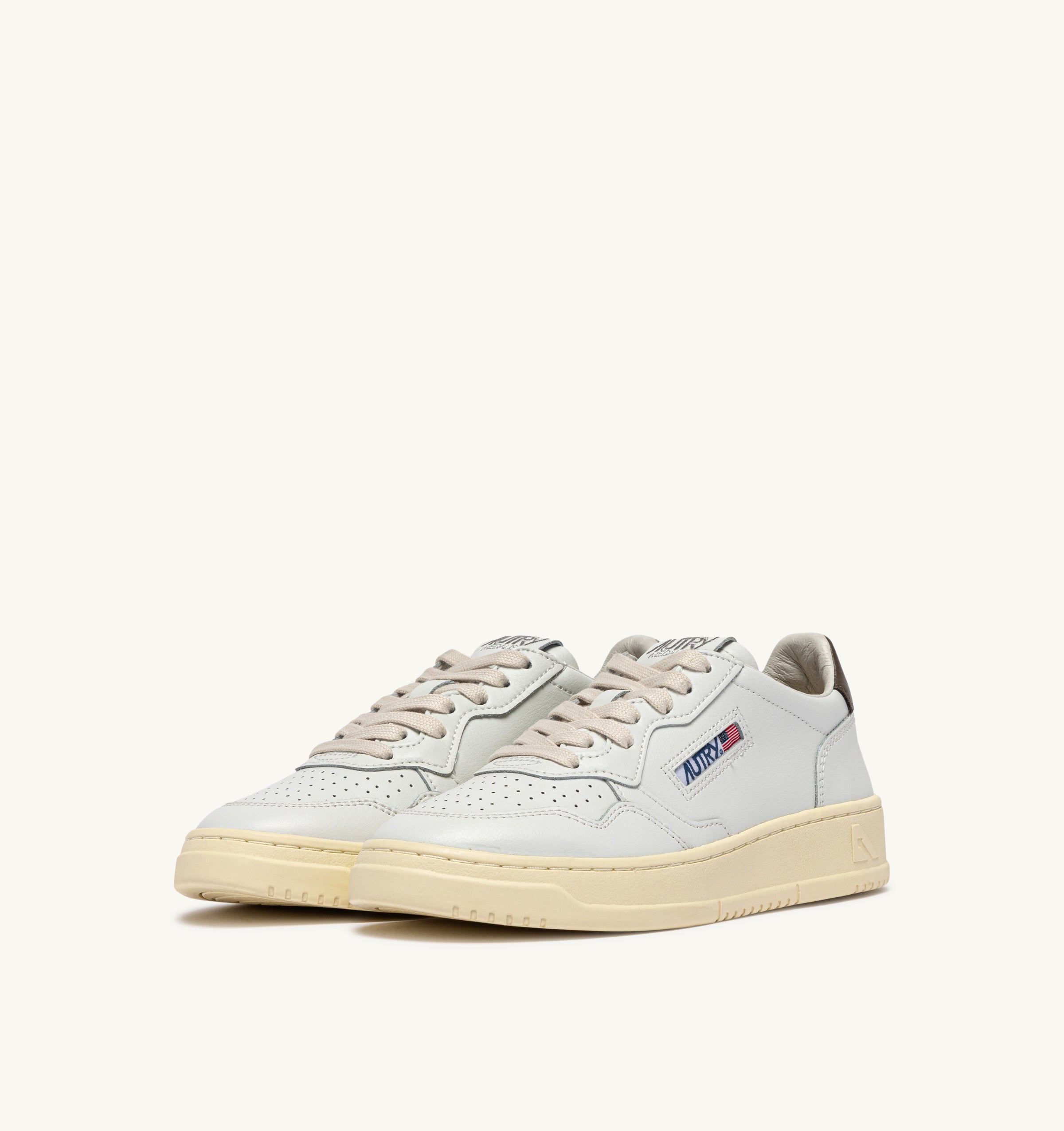 Autry Medalist Low AULM-LL28 sneakers white choco pelle