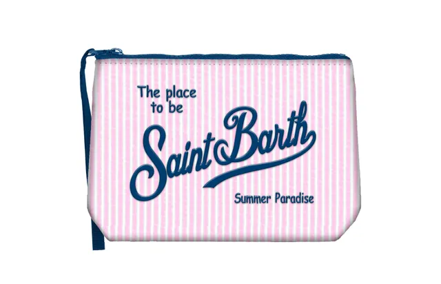MC2 Saint Barth Aline Seersucker 00376L pochette rosa cotone