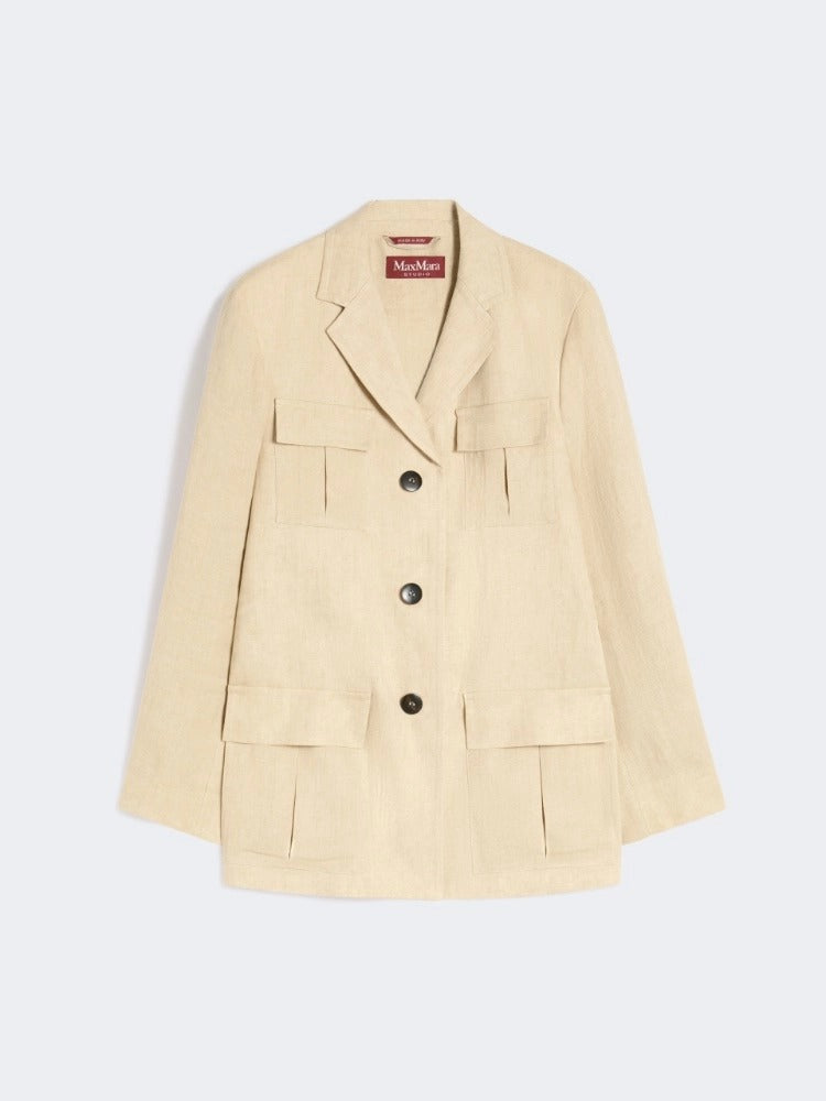 Max Mara Adesso MSTADESSO Giacca Lino Coloniale