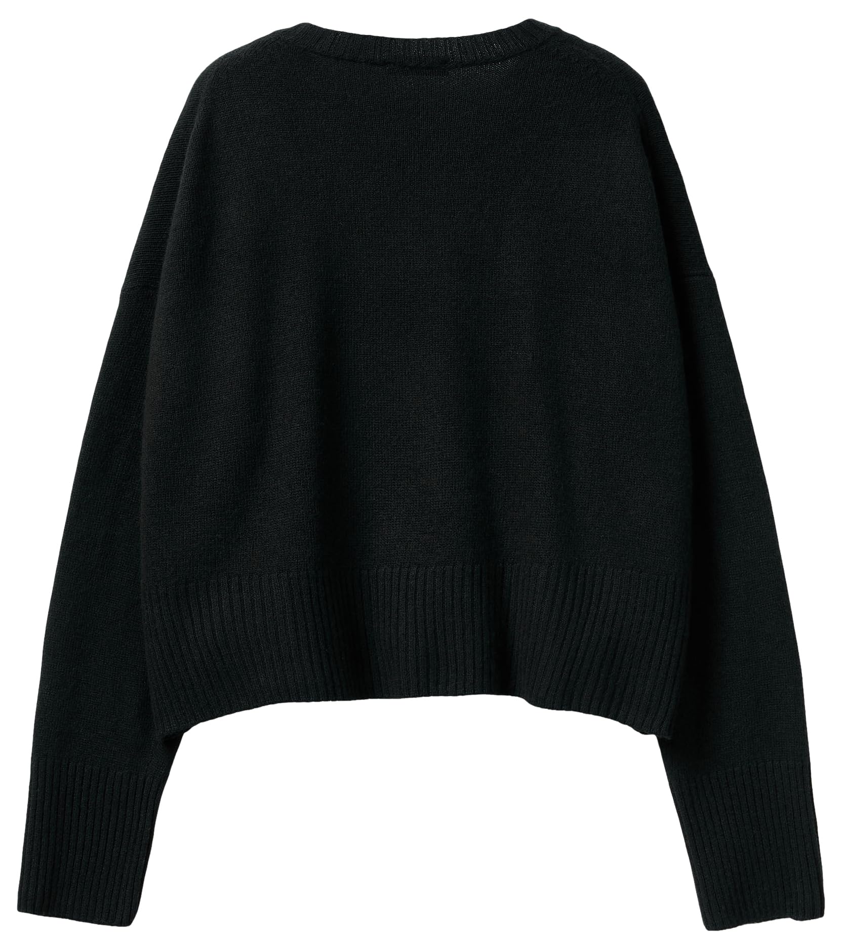 Benetton 126wd10e4 maglione donna S grigio girocollo