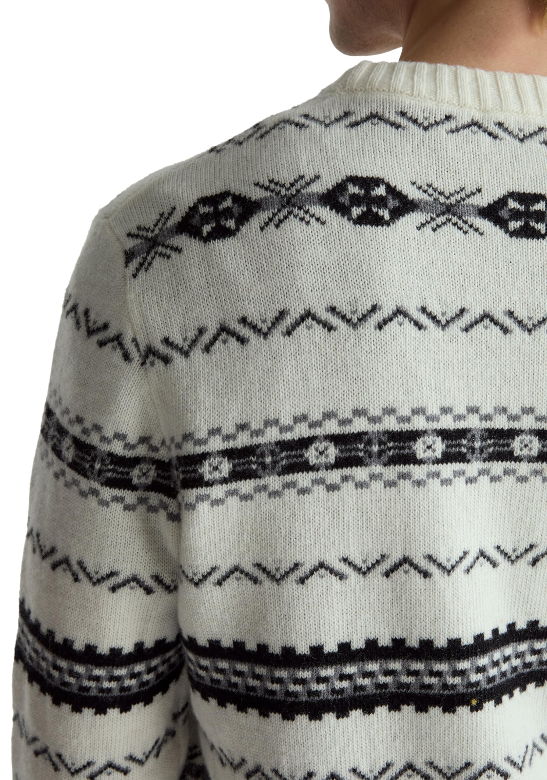 Benetton Maglieria 18ayk10ap Maglione Uomo XS jacquard
