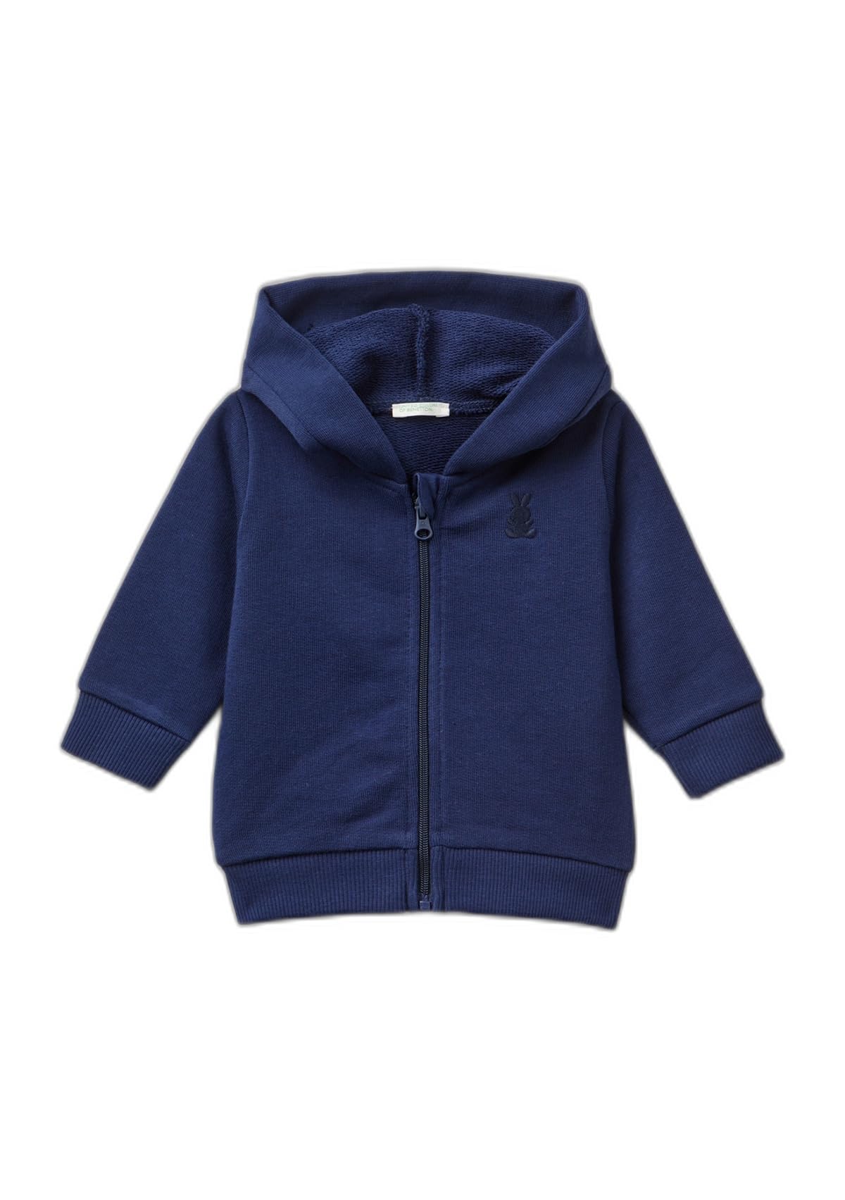 Benetton Felpe 3j70a5017 Cardigan Zip Cappuccio Rosa