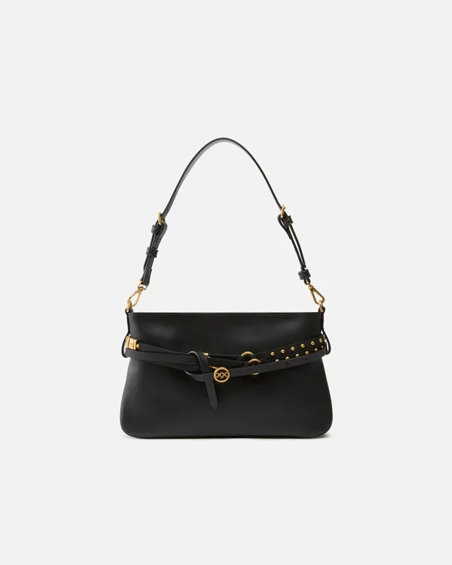 Pinko Belt Bag Mini 106177 A0QO borsa nero pelle