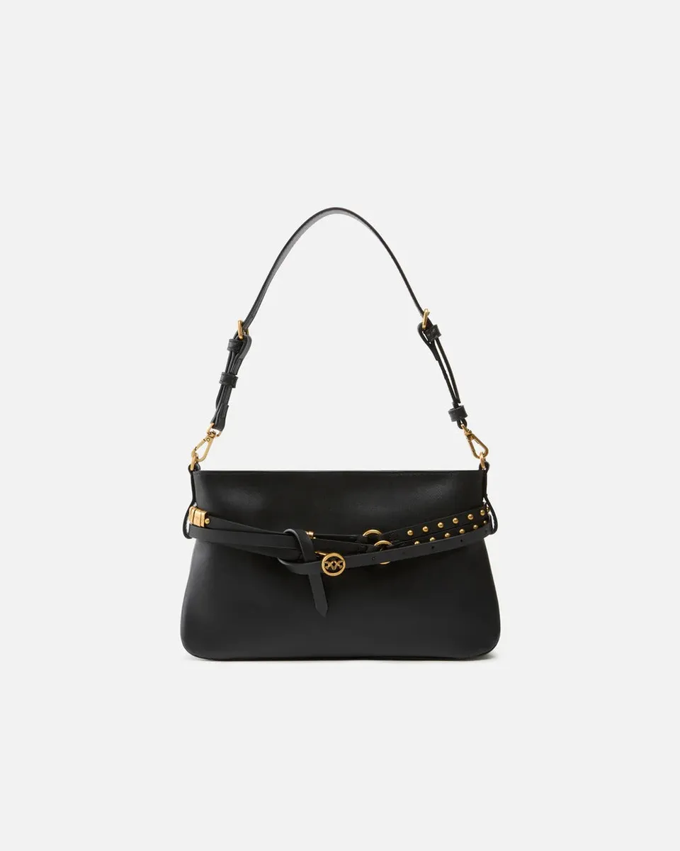 Pinko Belt Bag Mini 106177 A0QO borsa nero pelle