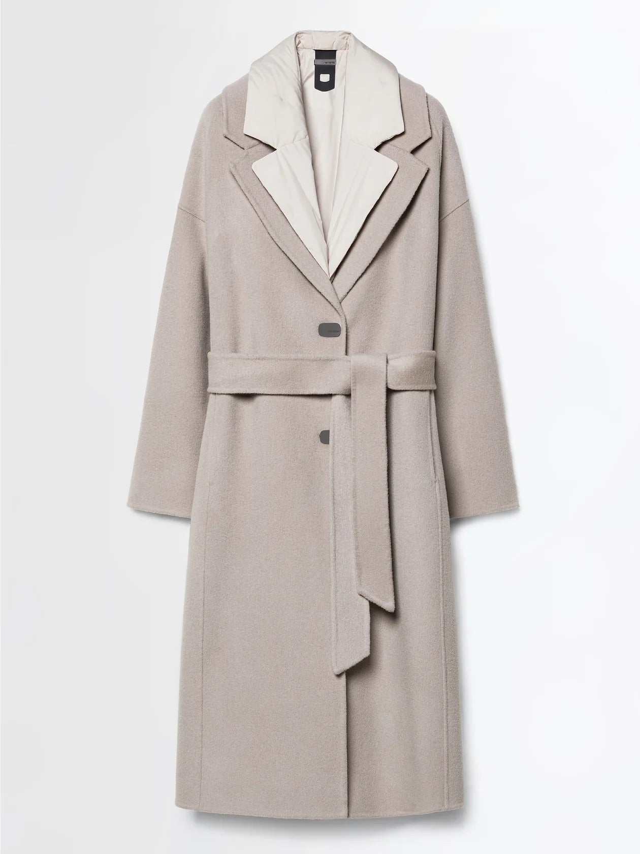 RRD Big Duck Over W26591 cappotto donna White Sand lana