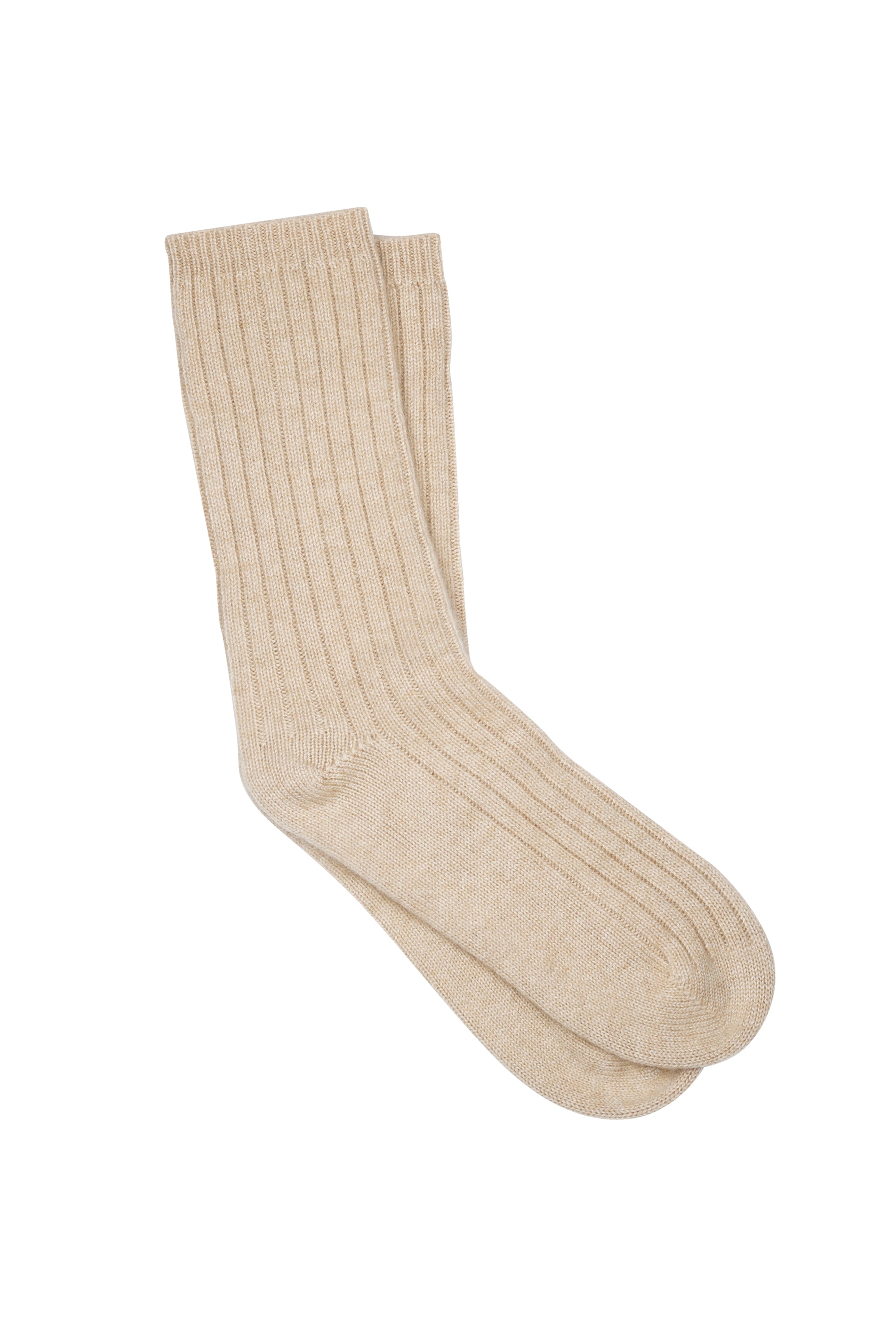 Karen Walker Rib Socks calze cashmere Stone Marle