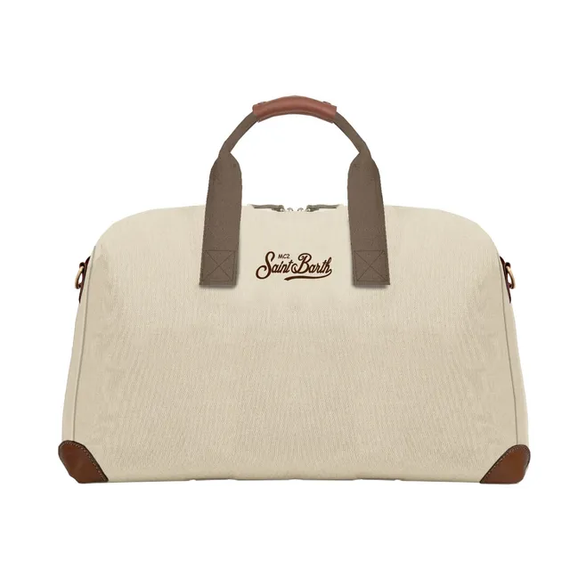 MC2 Saint Barth Daily Bag 00368L Borsone Beige Cotone