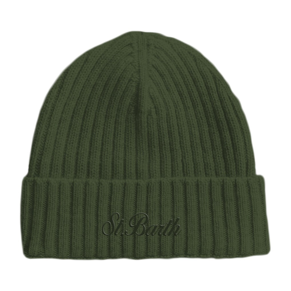 MC2 Saint Barth Wengen Wool berretto uomo military lana