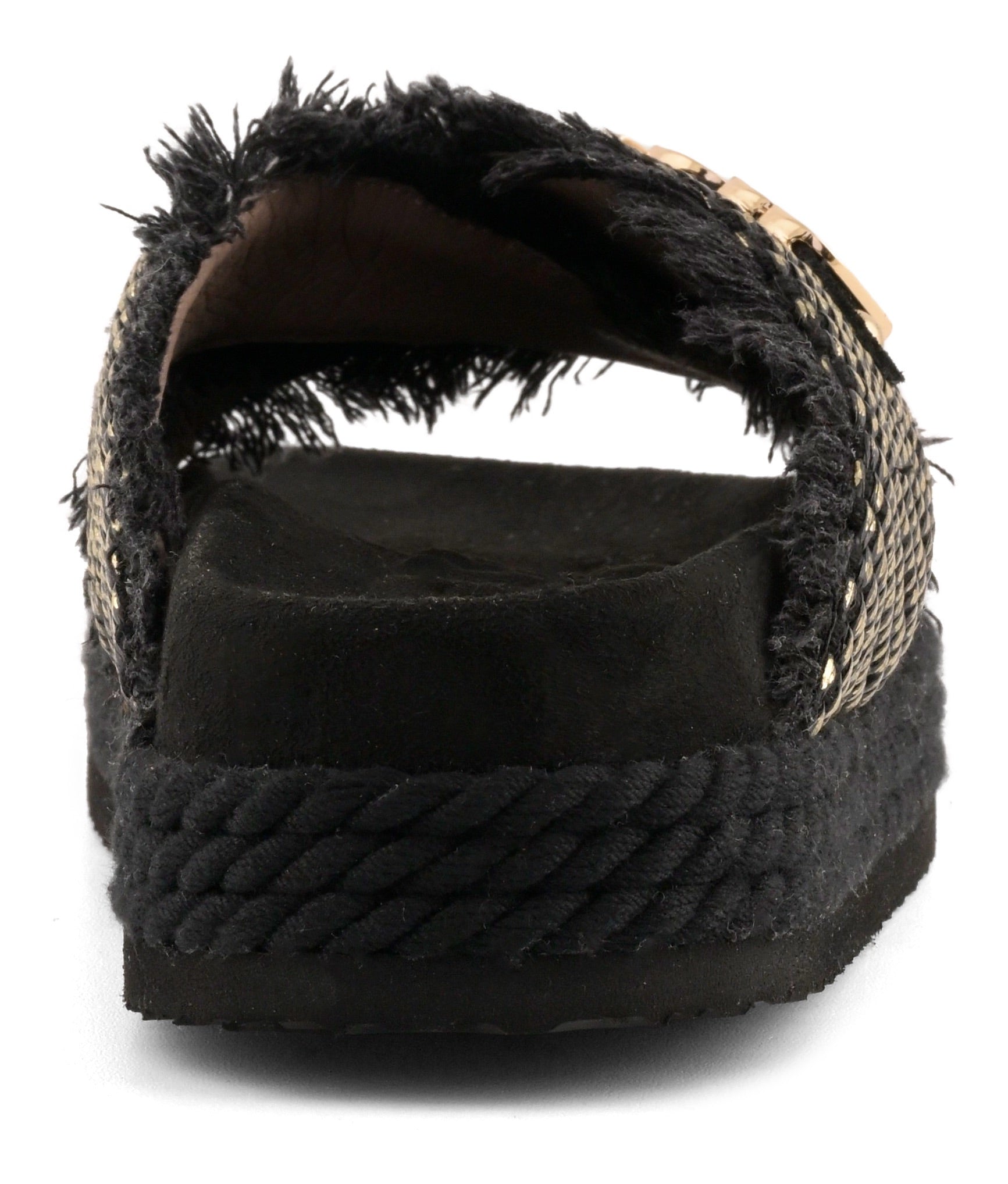 Mou Criss Cross Rope SW451009K Sandalo Donna Nero