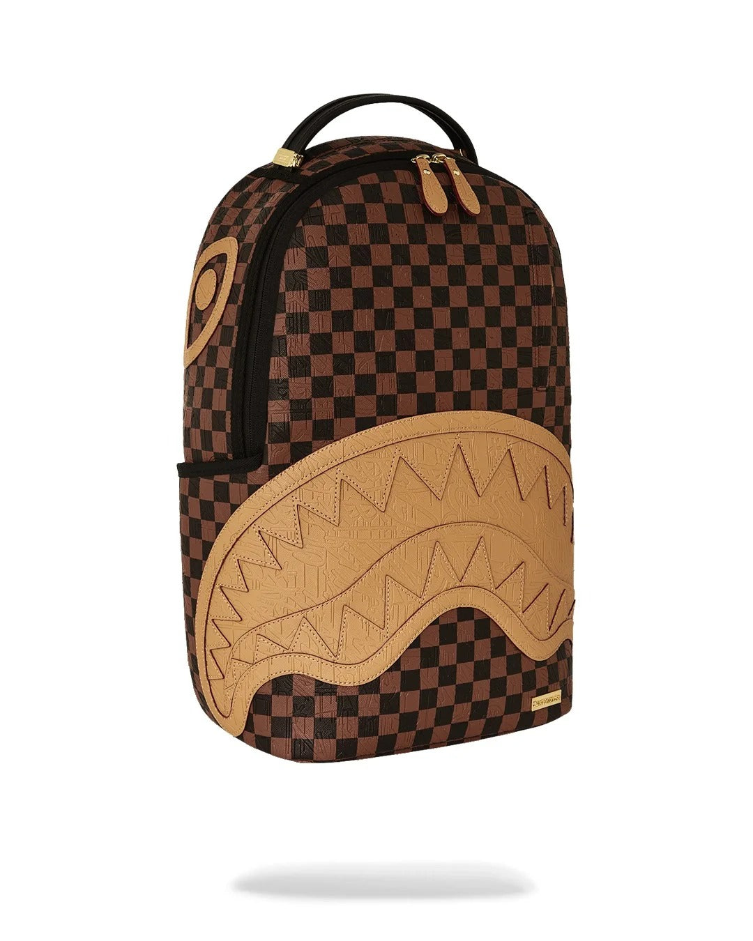 Sprayground Embossed Check 910B8592NSZ zaino marrone PVC